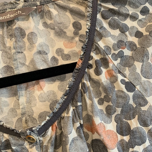 Sandwich | Women’s Polka Dot Button Up Blouse - Picture 6 of 7